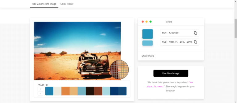 Image Color Picker